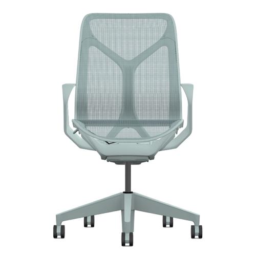 Кресло Herman Miller Cosm, средняя спинка, цвет Glacier, нерегулируемые подлокотники