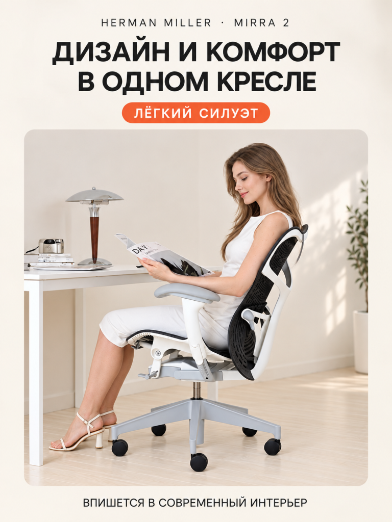 Herman Miller Mirra 2 для дома и офиса