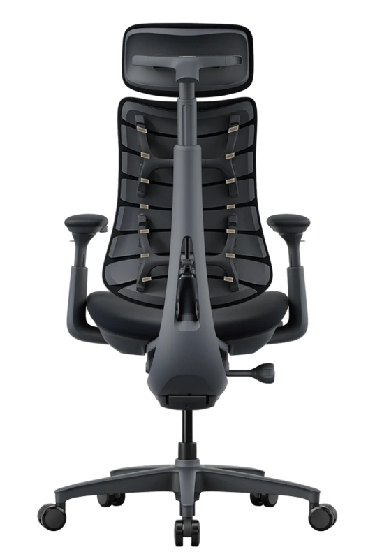 Кресло LiberNovo Omni Dynamic OC1 Midnight Black, 45 см, глобальная версия, с подставкой под ноги