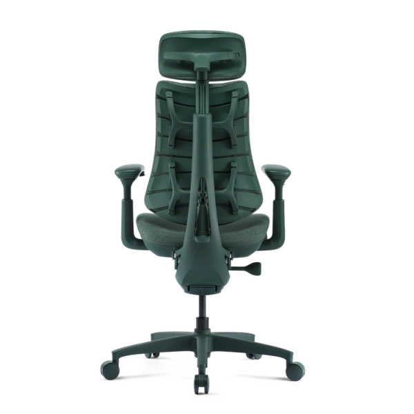 Кресло LiberNovo Omni Dynamic OC1 Moss Green, 48 см, глобальная версия, с подставкой под ноги