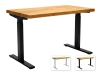 Стол Smart Desk, цвет подстолья белый / черный, размер от 120х60 см до 180х80 см (Черный, 120/60)