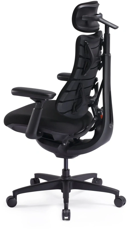 Кресло Libernovo Omni SE/S1, механическая версия, Obsidian Black, 45 cm, глобальная версия, с подставкой под ноги