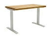 Стол Smart Desk, цвет подстолья белый / черный, размер от 120х60 см до 180х80 см (Белый, 140/70)