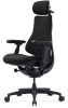 Кресло Libernovo Omni SE/S1, механическая версия, Obsidian Black, 45 cm, глобальная версия, с подставкой под ноги