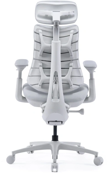 Кресло LiberNovo OC1 PRO Glacier White, 45 см, глобальная версия, с подставкой под ноги