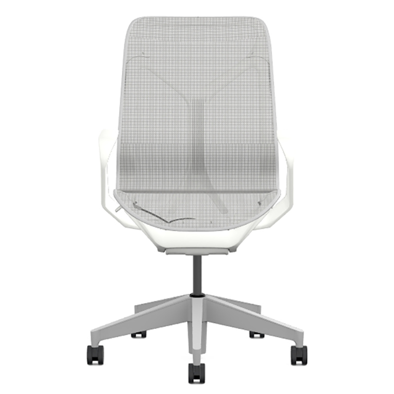 Кресло Herman Miller Cosm, средняя спинка, цвет Mineral, нерегулируемые подлокотники